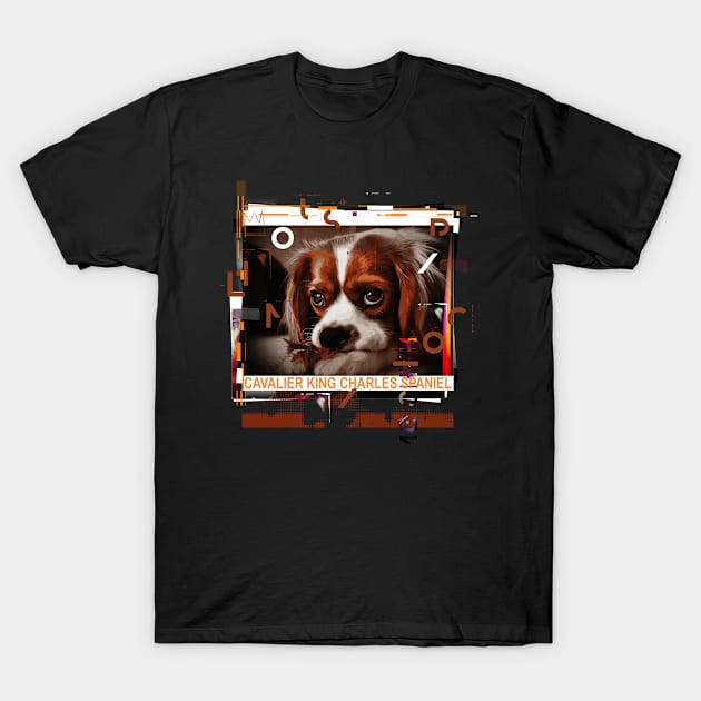 Cavalier King Charles Spaniel Dog T-Shirt by remixer2020